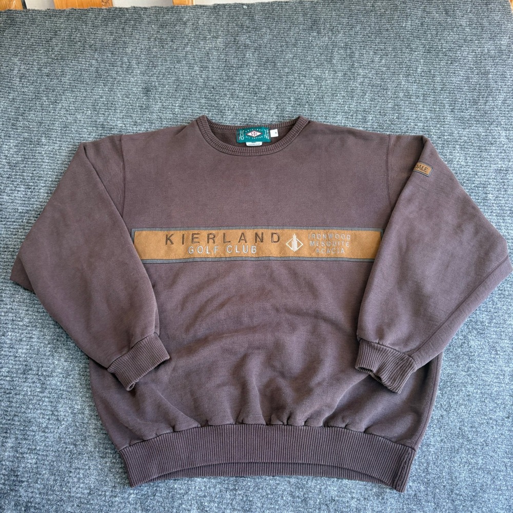 SDI Kierland Golf Club Scottsdale Sweatshirt Mens Medium Brown Cotton Crewneck